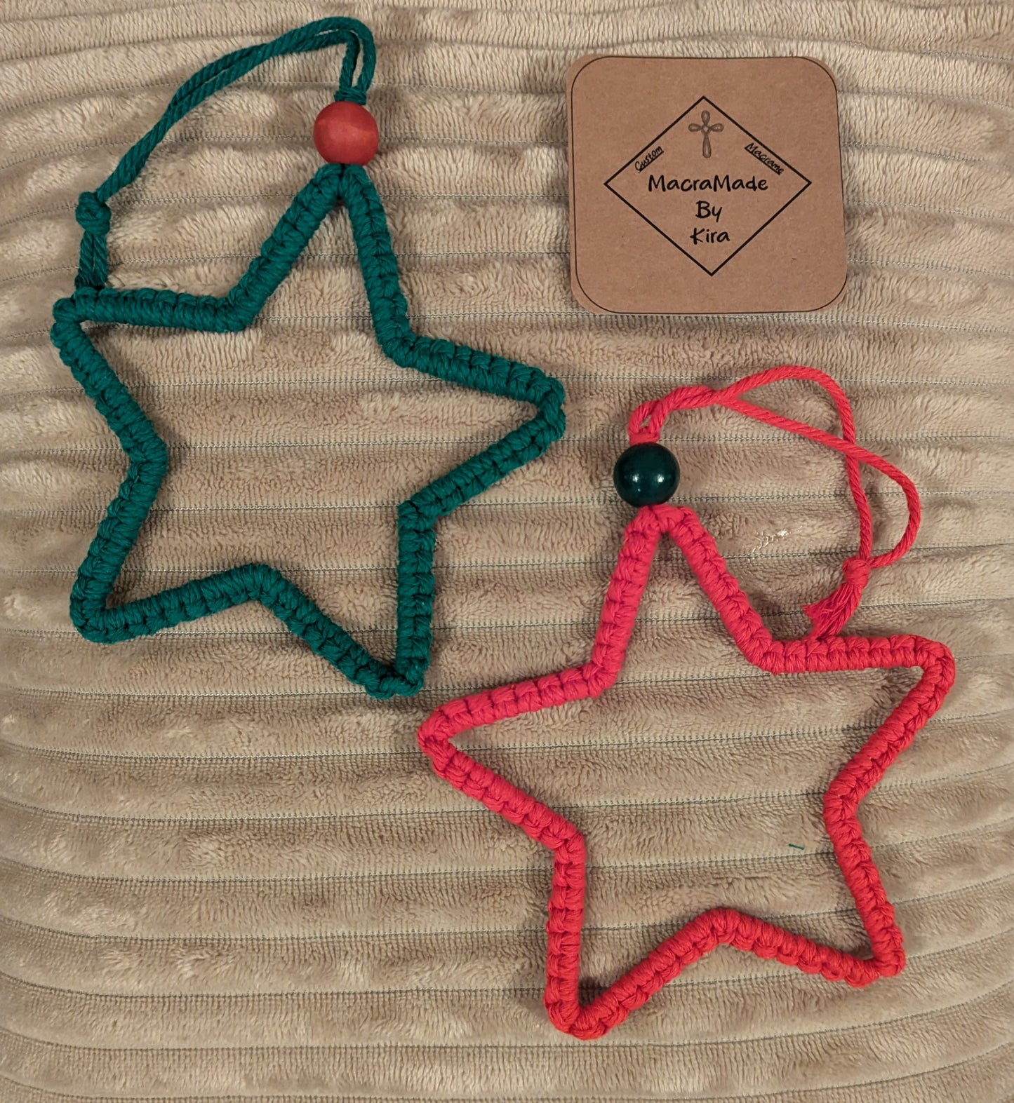 Macrame Christmas Stars!