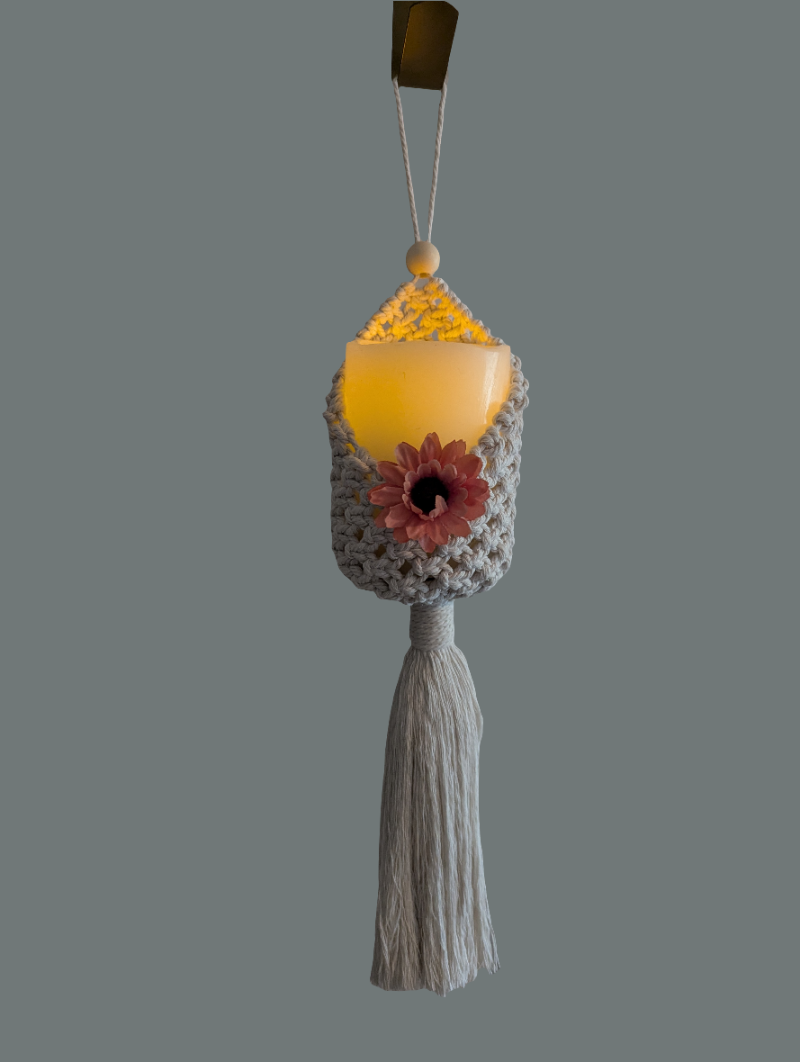 Candle pictured is 3 inches wide