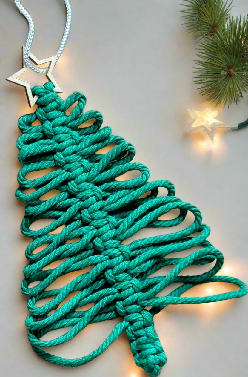 Macrame Christmas trees!