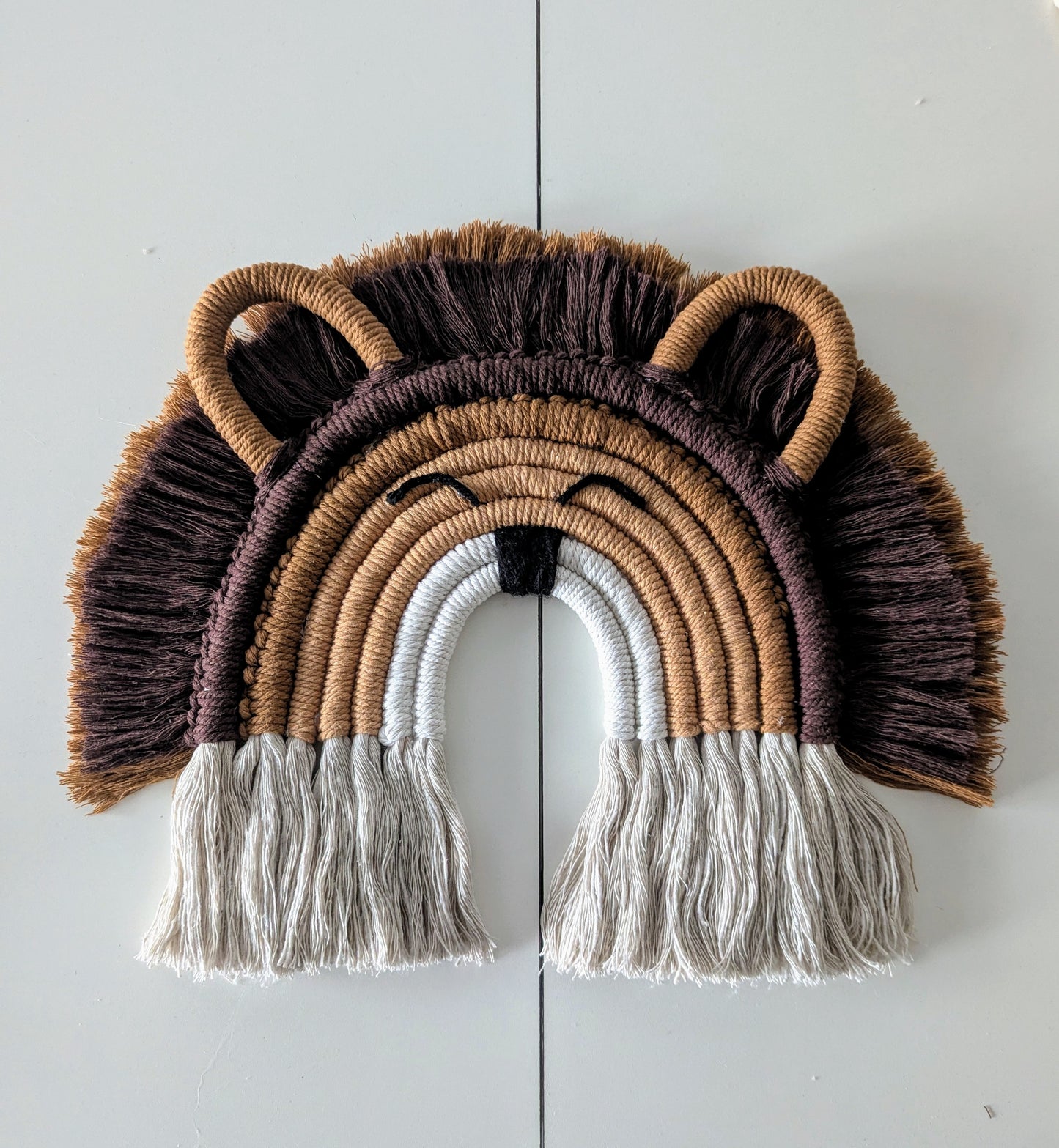 Macrame lion
