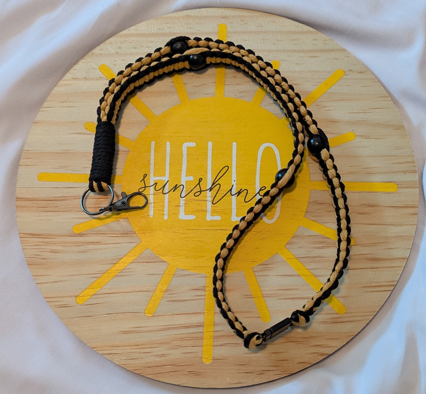 Square Knot Macrame Lanyard - Custom Colors!