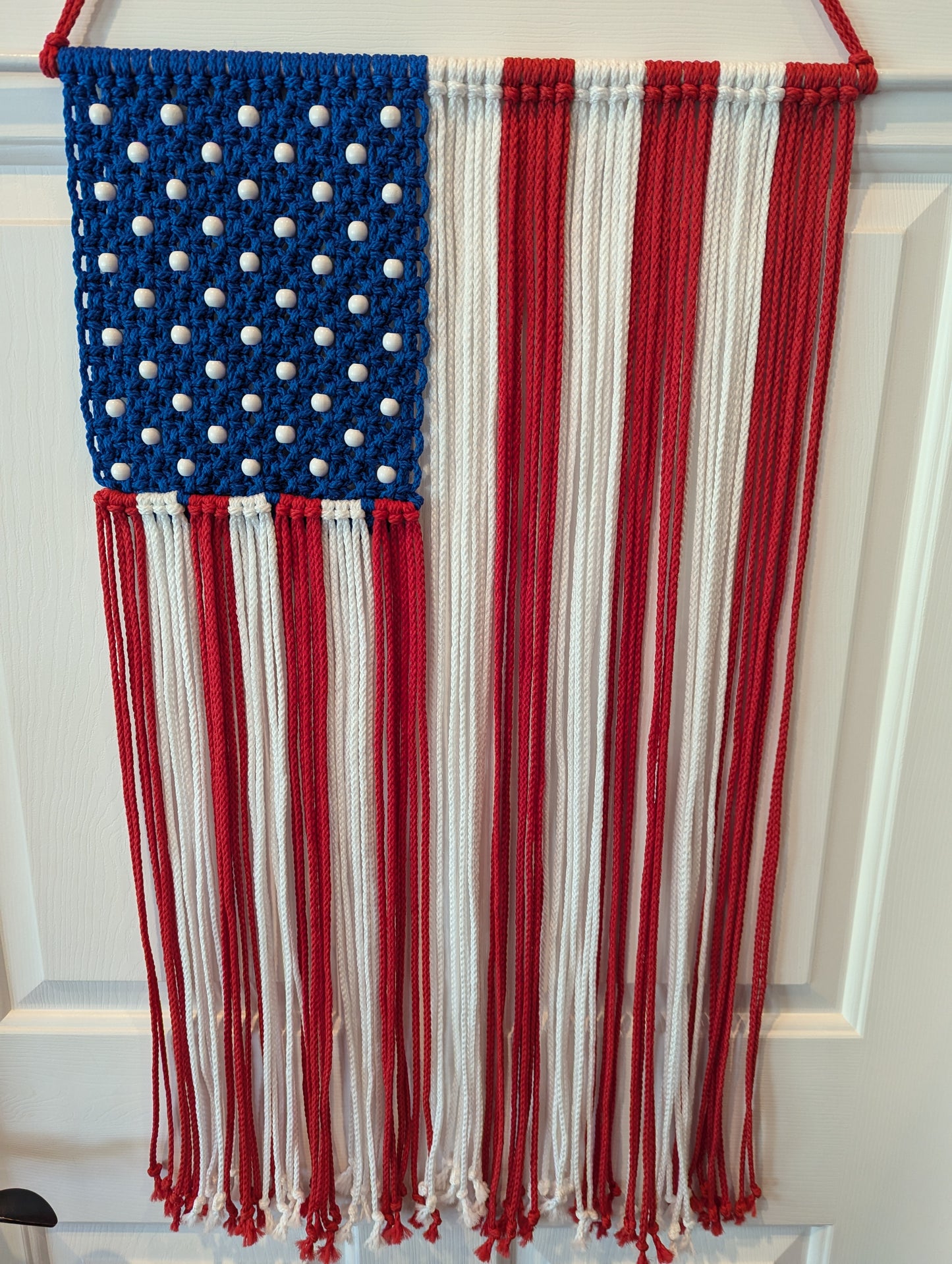 Macrame American Flag