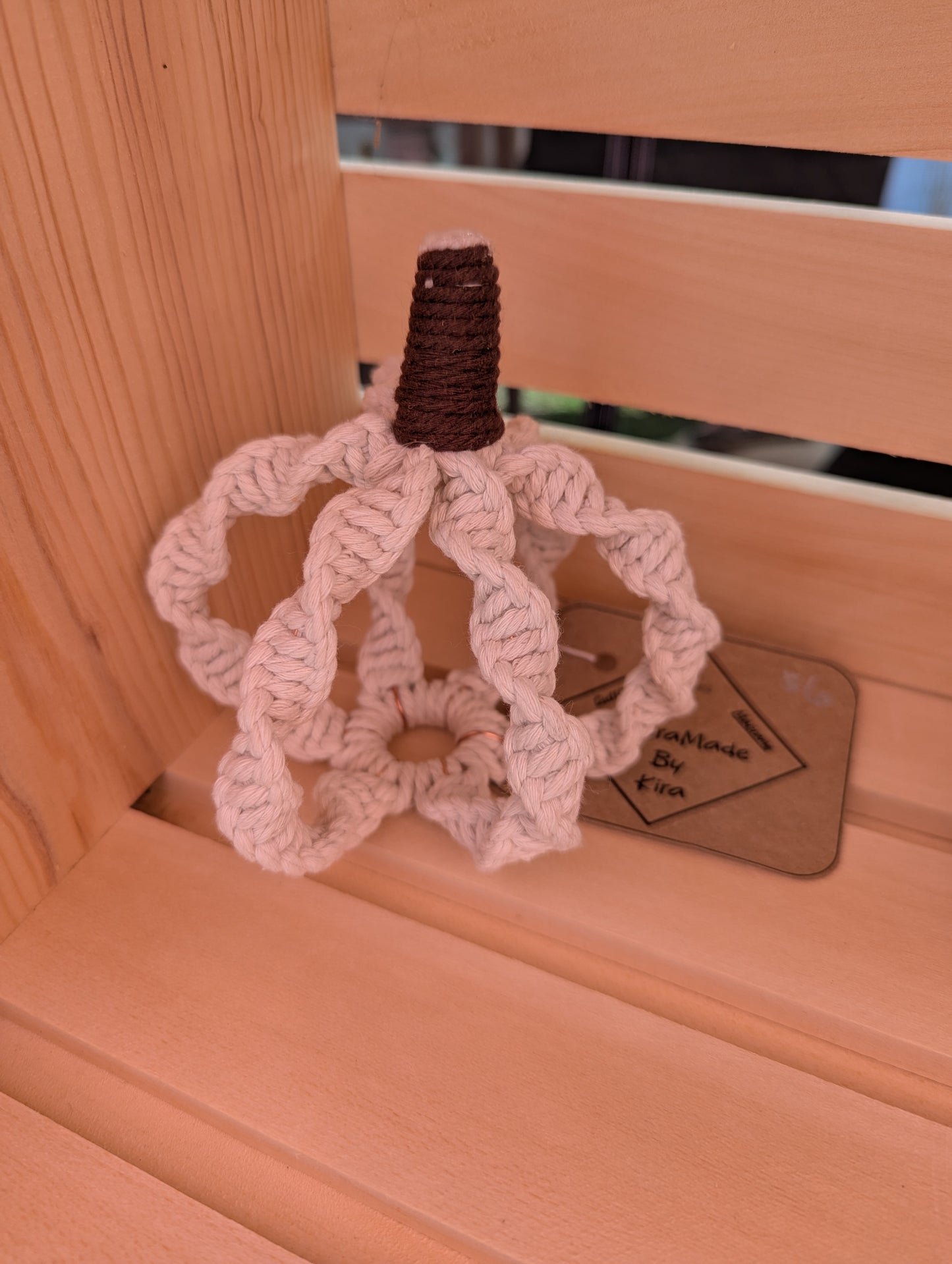 Macrame Mini Pumpkins