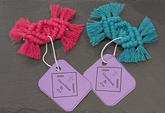 Macrame Hair Clips
