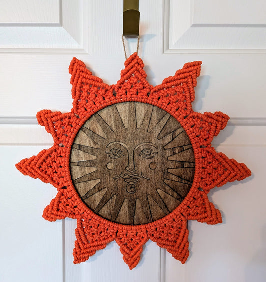 Macrame Sun Wall Hanging